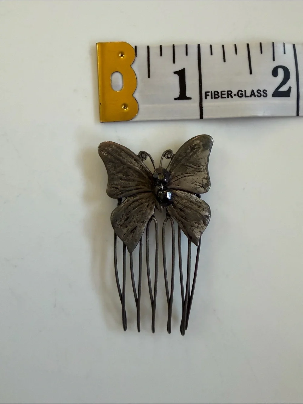 Vintage Deborah Rhodes Butterfly Hair Comb-  Hair Accessory